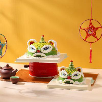 SCake banh-kem-dau-lan-mau-xanh-la