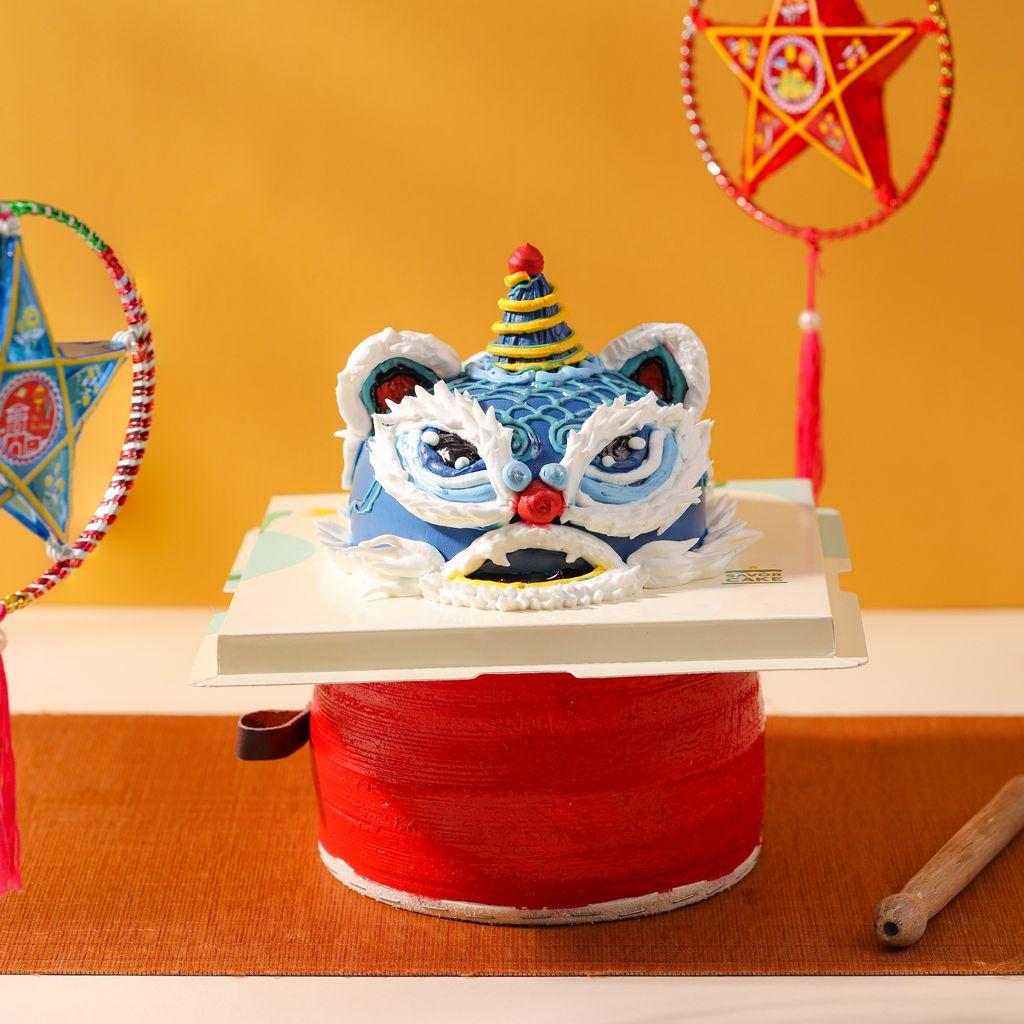 SCake banh-kem-dau-lan-mau-xanh-lam-0