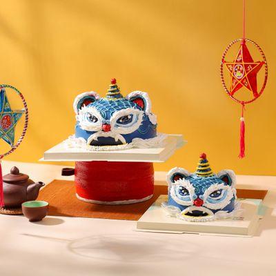 SCake banh-kem-dau-lan-mau-xanh-lam