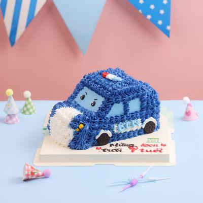 SCake banh-kem-police-car