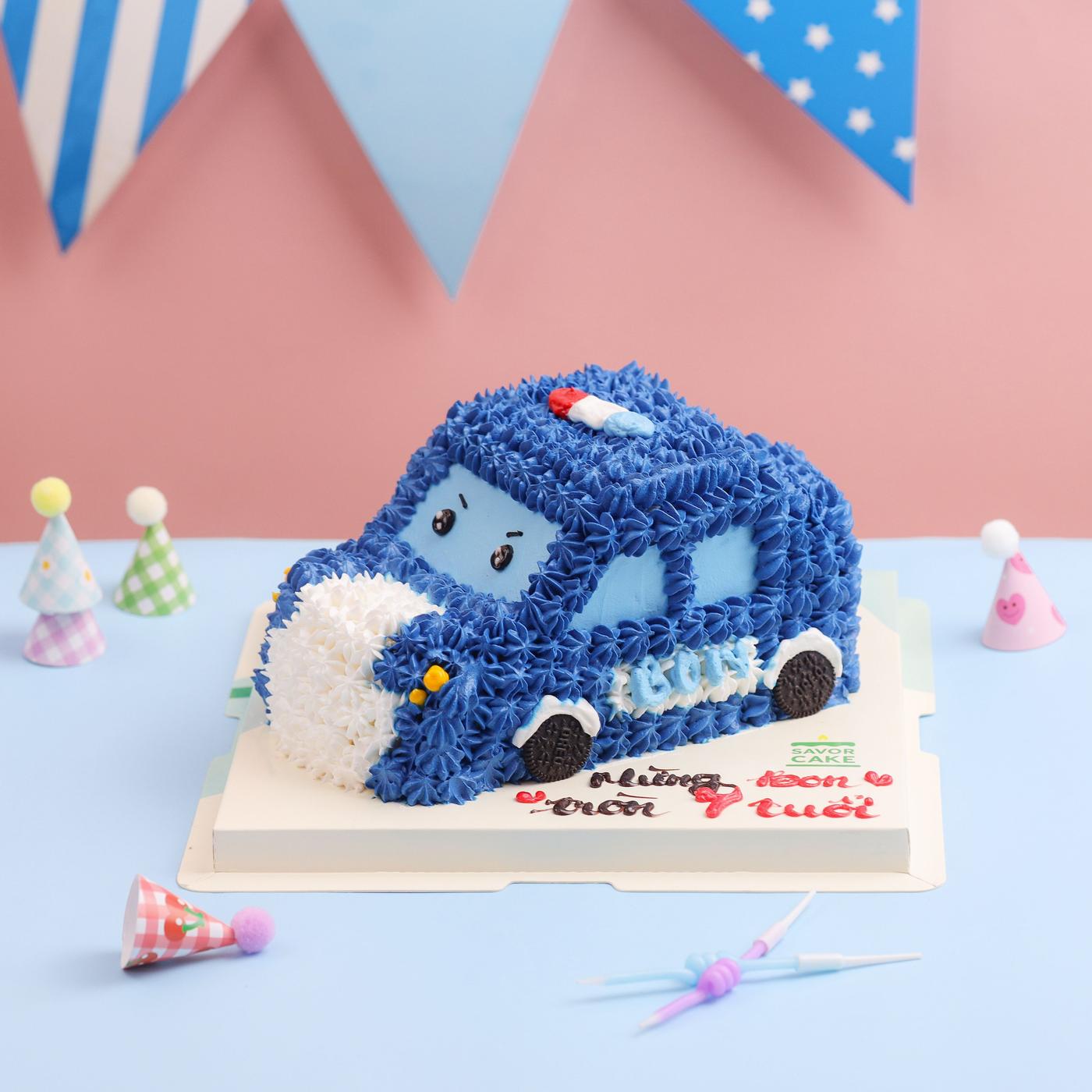 SCake banh-kem-police-car