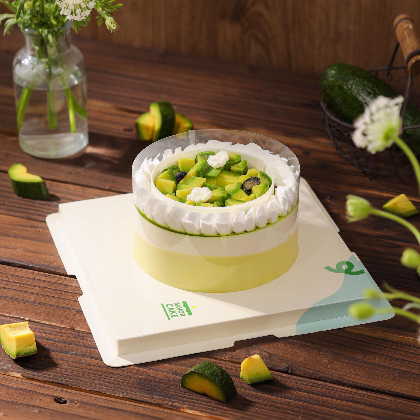SCake mousse-bo-sua-dua-viet-quat