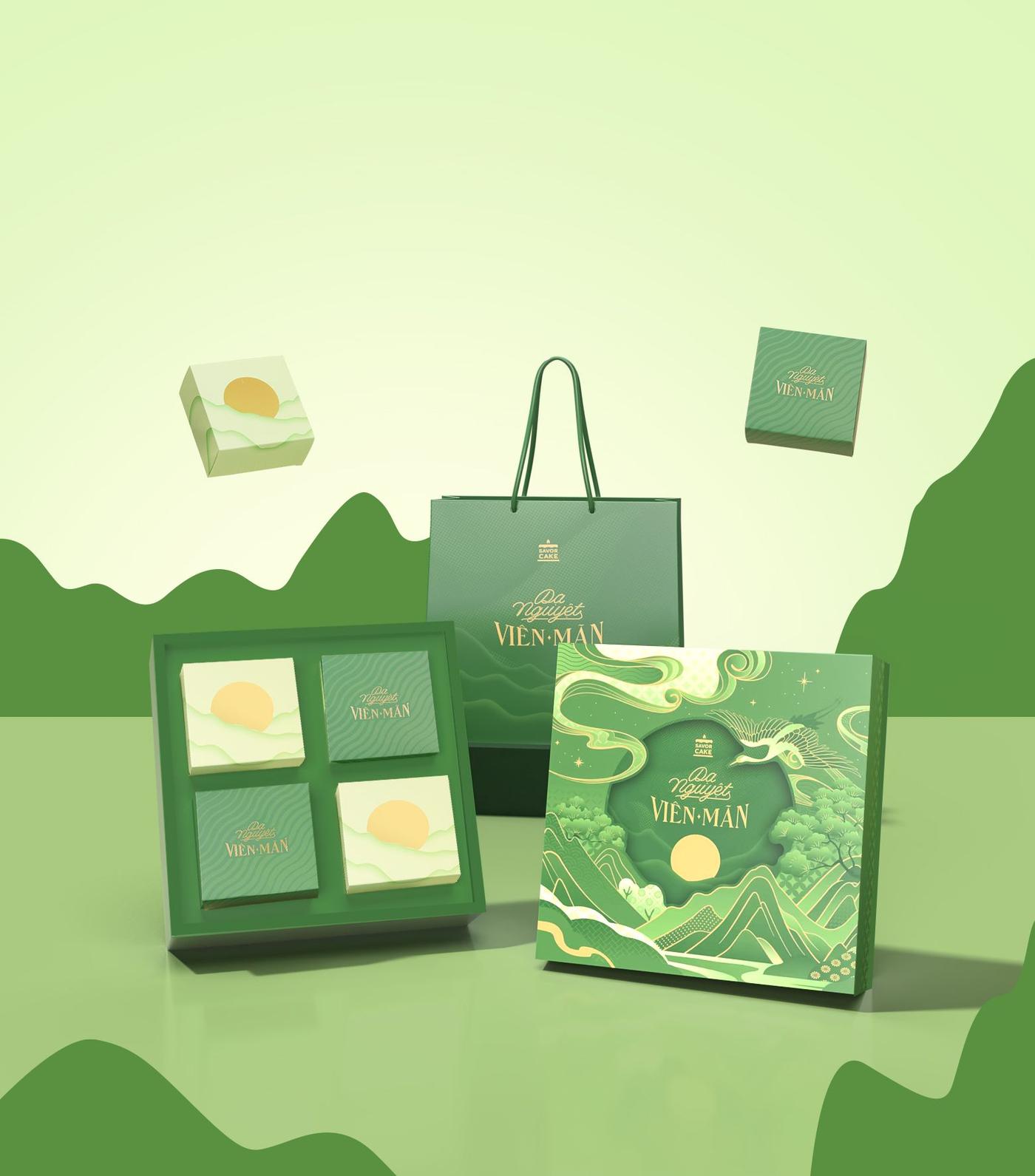 Set 4 bánh Dạ Nguyệt Viên Mãn
