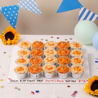 SCake set-cupcake-cha-bong-chick-&-bear