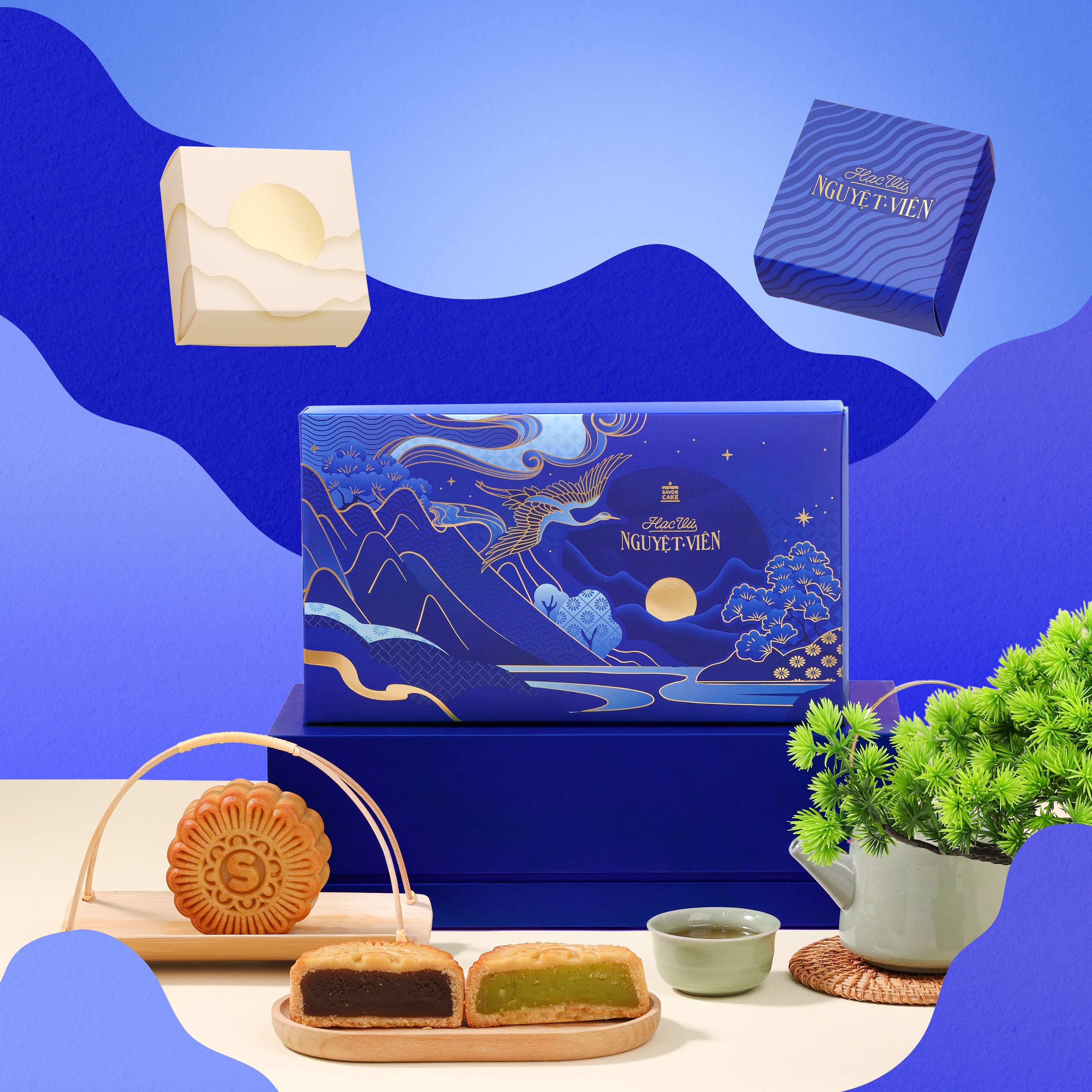Set 2 bánh Hạc Vũ Nguyệt Viên